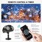 Christmas Projector Lights Outdoor – Dual-Head Snowflake LED Projection Light with RF Remote, Timer, 360° Rotation & IP65 Waterproof for Yard, Garden, Wall, Indoor/Outdoor Holiday Decor
